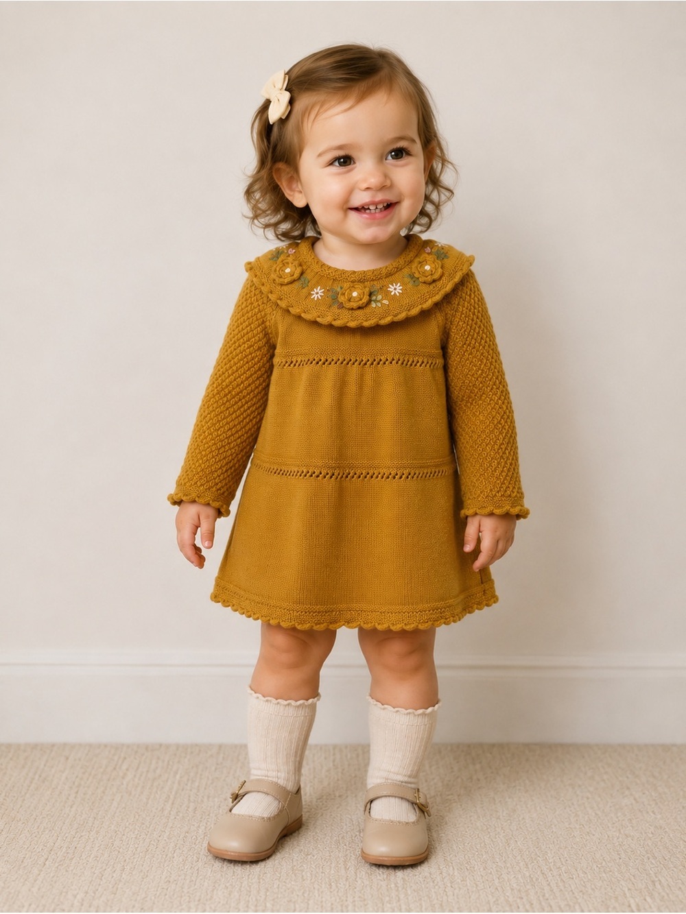 Max studio girls knitted dress 24m